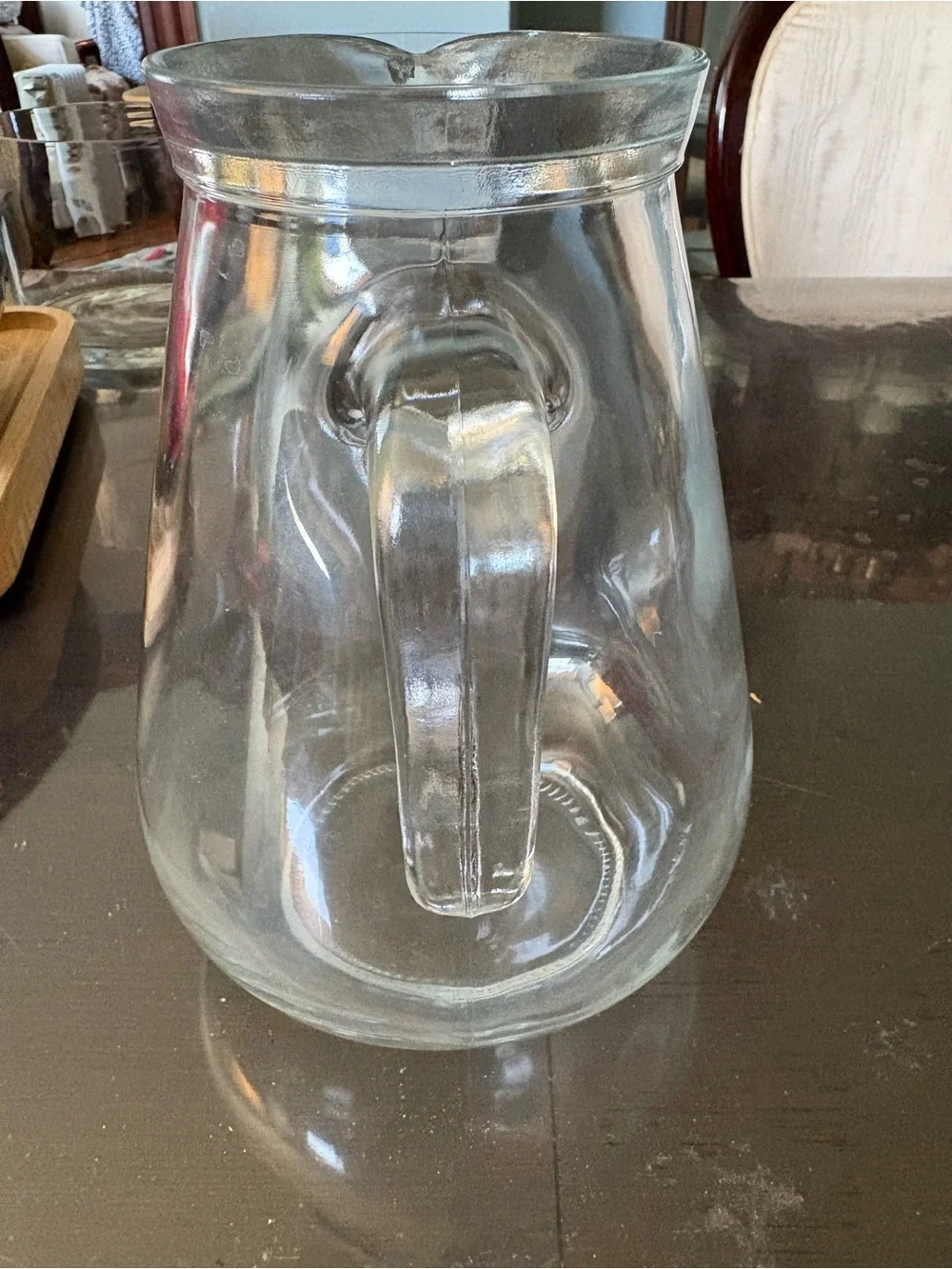 Clear Glass Pitcher - Classic Home Dining Server